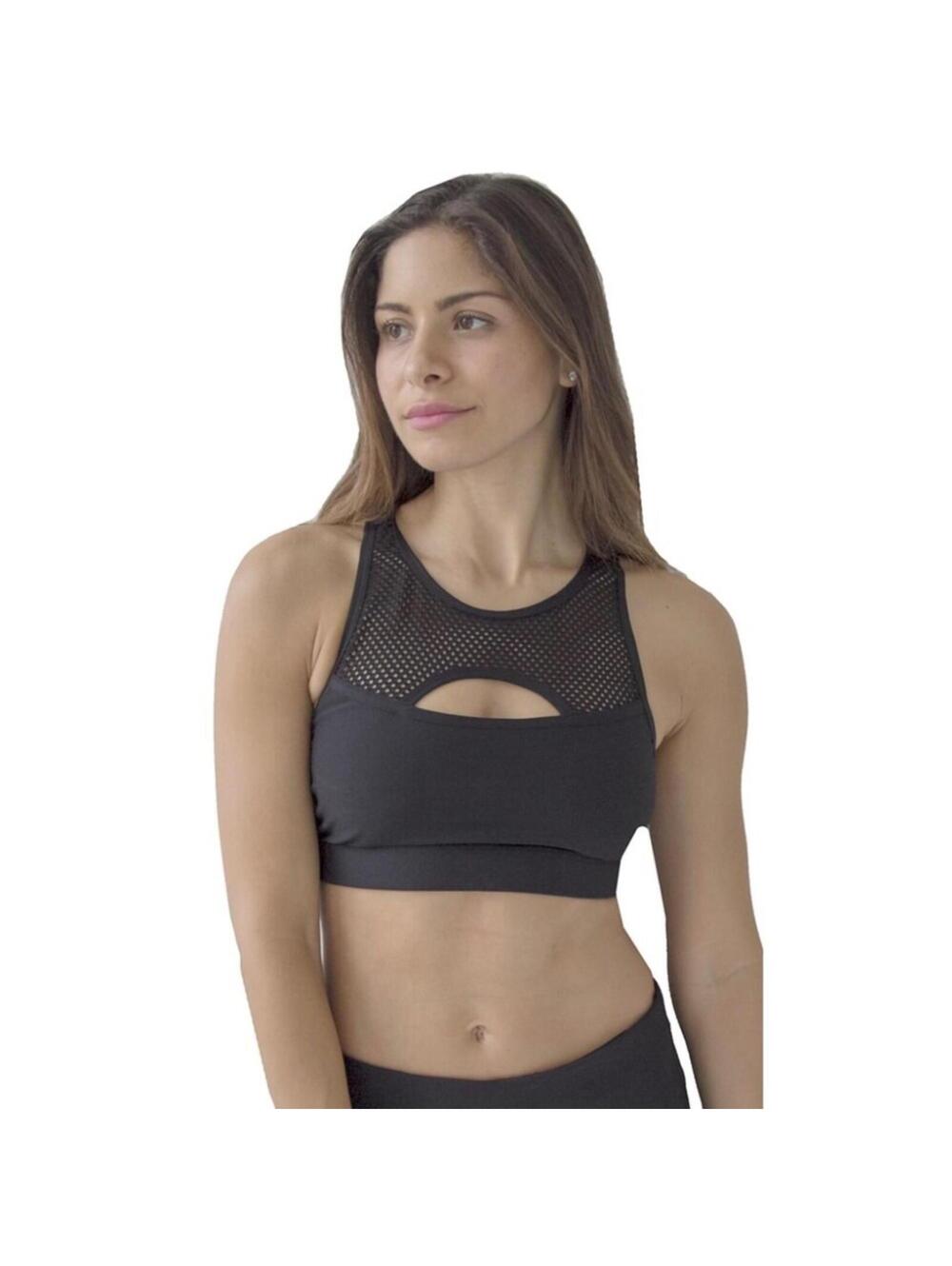 NWT High Neck Mesh Bra